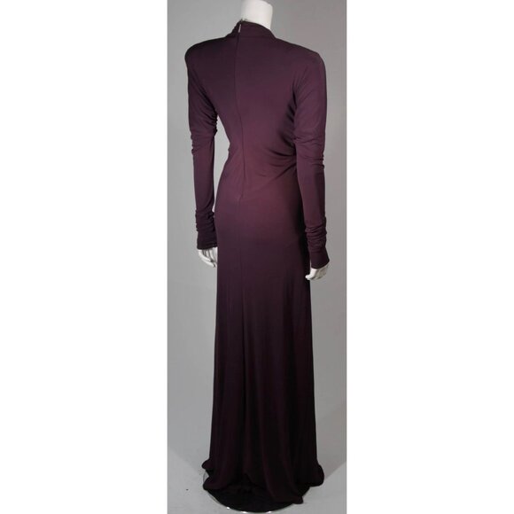 Roberto Cavalli Purple Silk Gown - Picture 3 of 6